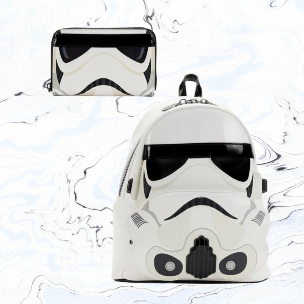 Loungefly Star Wars Stormtrooper Lenticular Cosplay Mini Backpack and Wallet‎